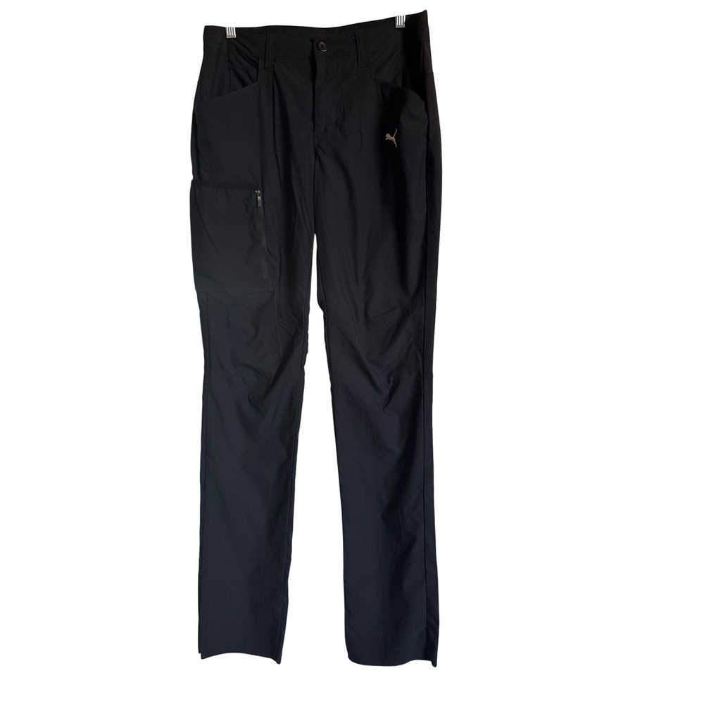 PUMA Seasons Softshell Athletic Pants Mens Black‎ Casual Size 34 Outdoor